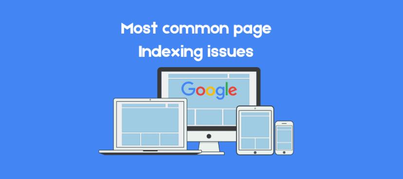 Most common page indexing issues