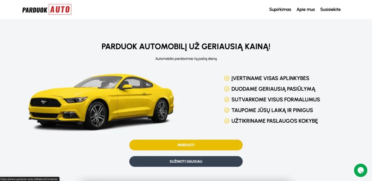 Parduok Auto portfolio image